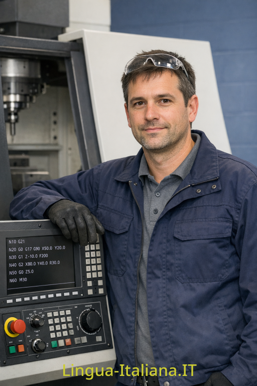 ห้องสมุดหนังสือ ภาษาอิตาลีสำหรับผู้ควบคุมเครื่องจักร CNC